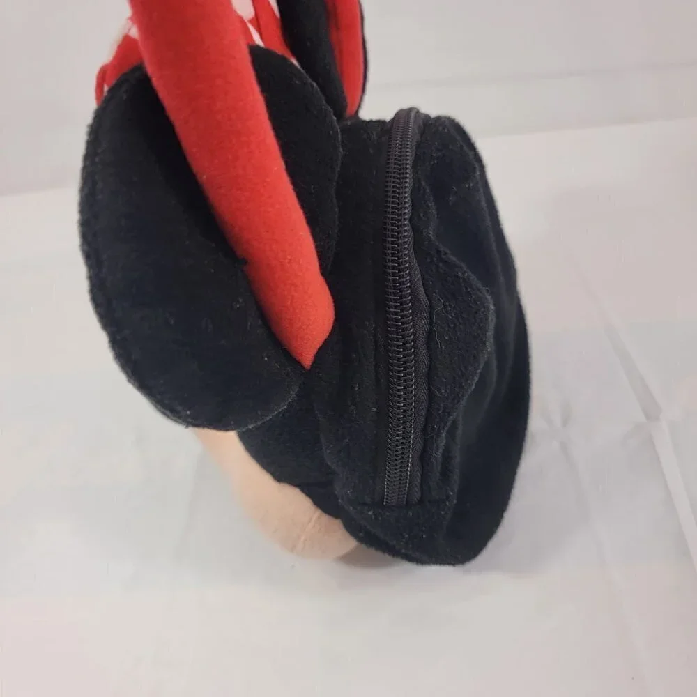 Disney Minnie Mouse Girls Zipper Close Plush Handbag Purse